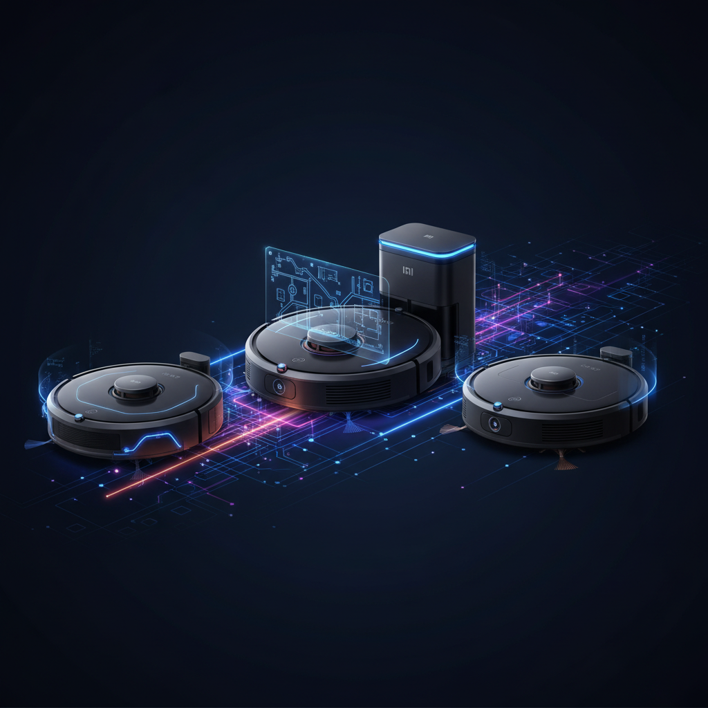 So Sánh Các Model Robot Hút Bụi Xiaomi