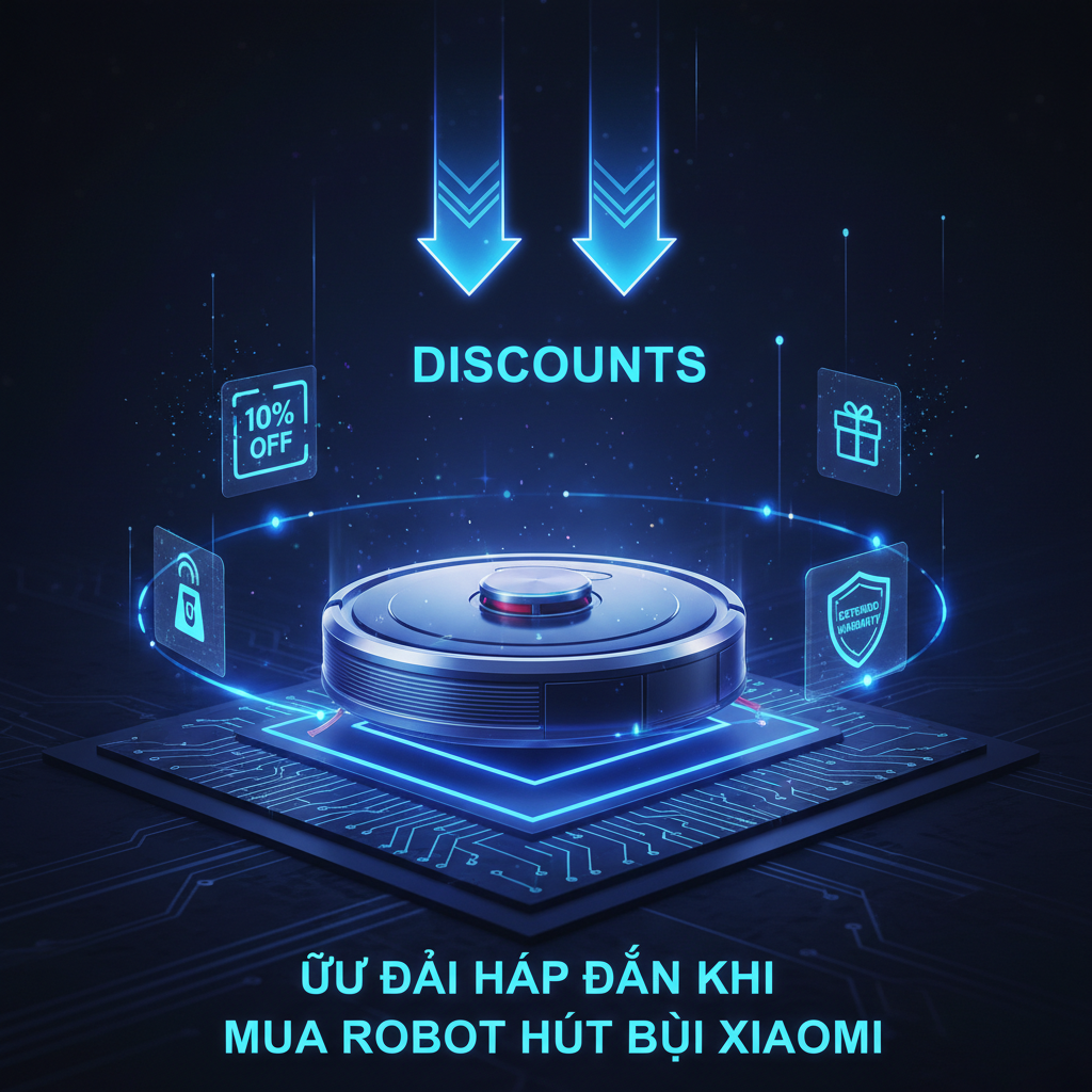 Ưu Đãi Hấp Dẫn Khi Mua Robot Hút Bụi Xiaomi