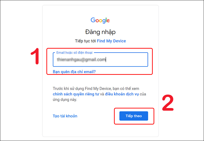 định vị và cách tìm lại điện thoại Xiaomi bị mất