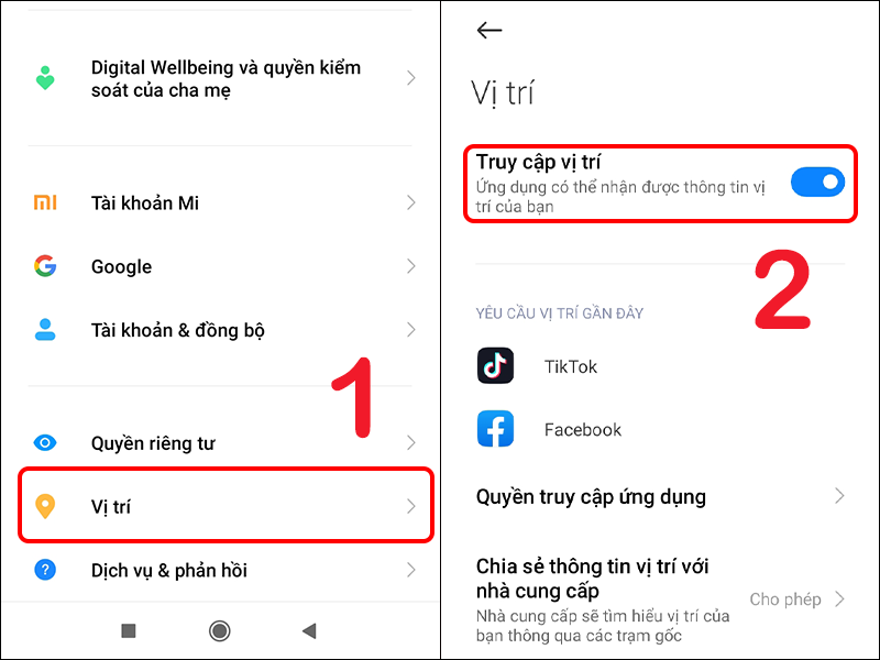 định vị và cách tìm lại điện thoại Xiaomi bị mất