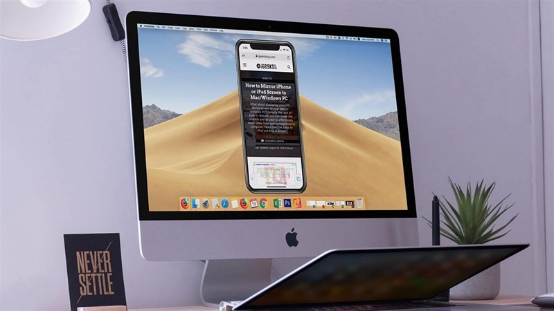 kết nối màn hình điện thoại với máy tính