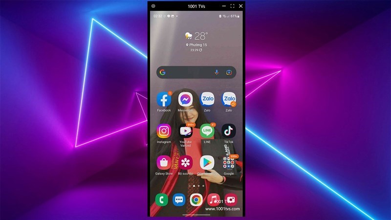 kết nối màn hình điện thoại với máy tính