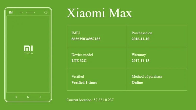 kiểm tra ngày kích hoạt điện thoại xiaomi