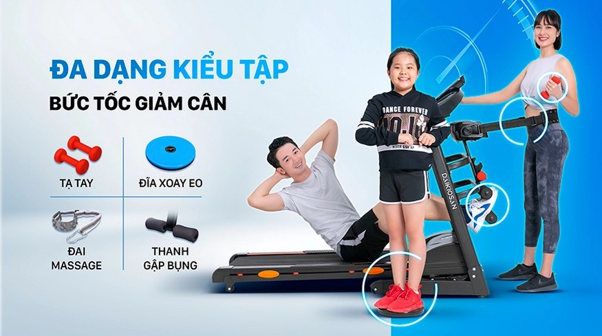 máy chạy bộ đa năng