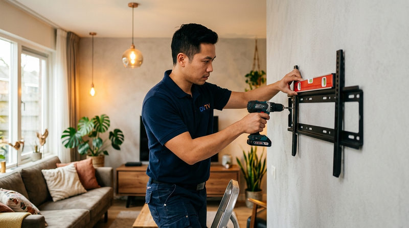Tại sao nên gọi thợ lắp tivi tại nhà uy tín thay vì tự thi công?