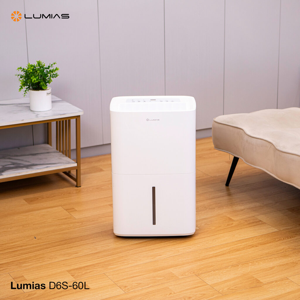 Máy hút ẩm 60L Lumias D6S-60L hút ẩm cho phòng ≤160m²