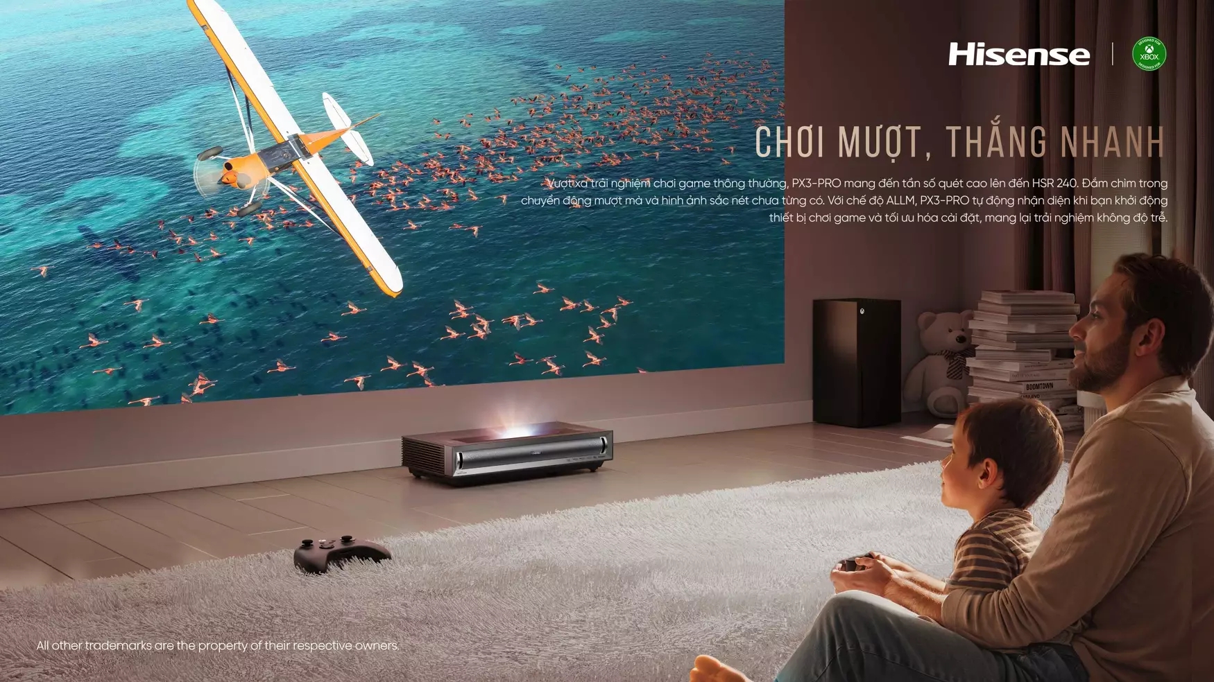 Máy chiếu siêu gần Hisense Cinema PX3-Pro