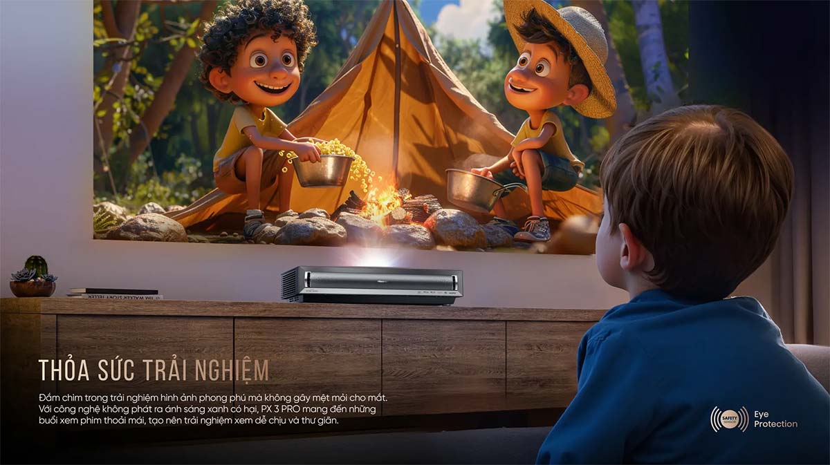 Máy chiếu siêu gần Hisense Cinema PX3-Pro