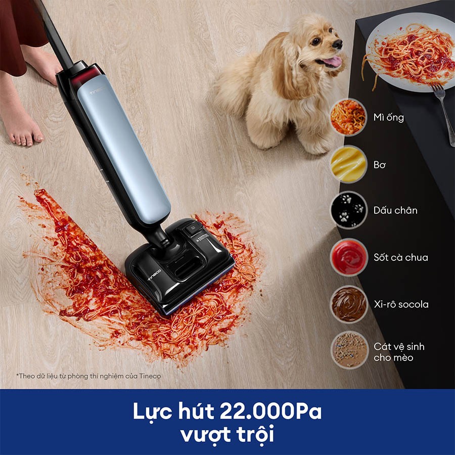 Máy hút bụi lau nhà Tineco Floor One S9 Artist Prime lực hút 22.000Pa