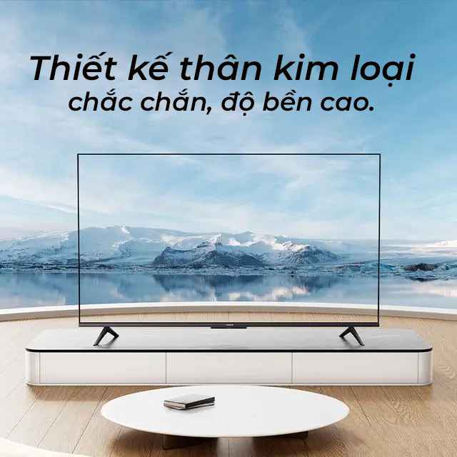 Tivi Xiaomi 75 inch 4k UHD thiết kế tràn màn hình