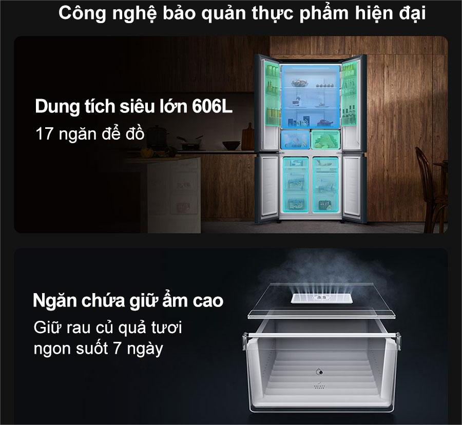 tu-lanh-xiaomi-4-canh-606l-co-ngan-dong-mem